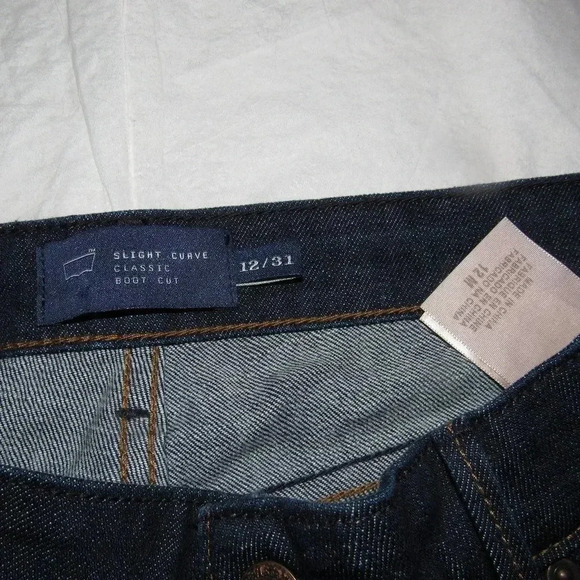 LEVI’S Slight Curve Classic Boot Cut Jeans Size 12 - Picture 6 of 6